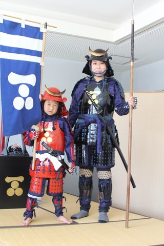 試着用の甲冑