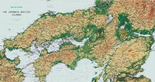 The British Japanese Islands MAP