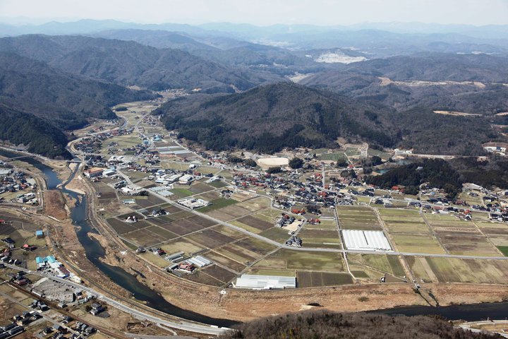 甲立古墳 空撮