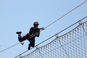 ロープ渡過1