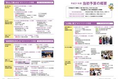 4月号　P12-13　平成31年度当初予算(1)